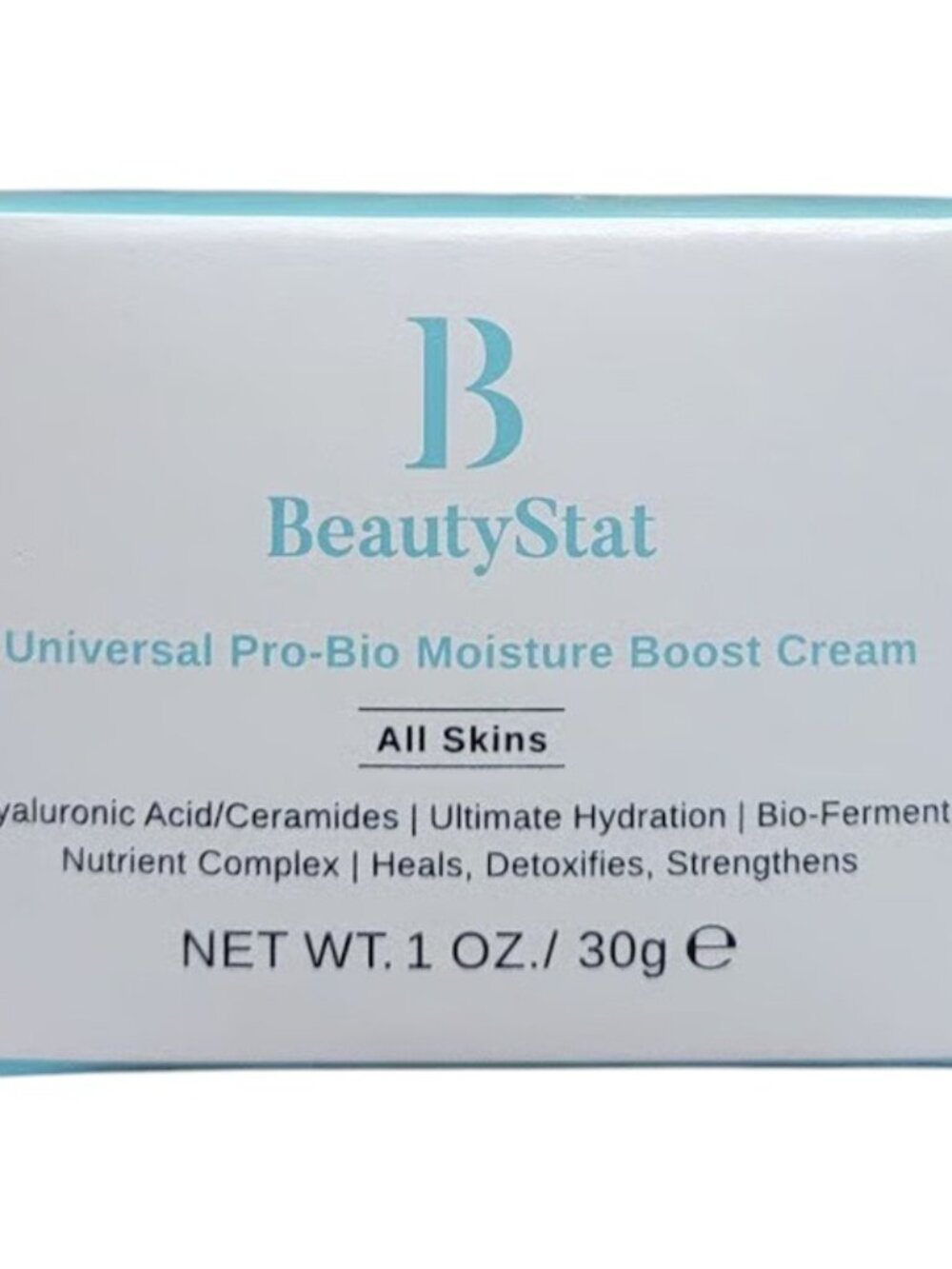 BeautyStat Universal Pro-Bio Moisture Boost Cream, Full size 1 oz, New in Box!